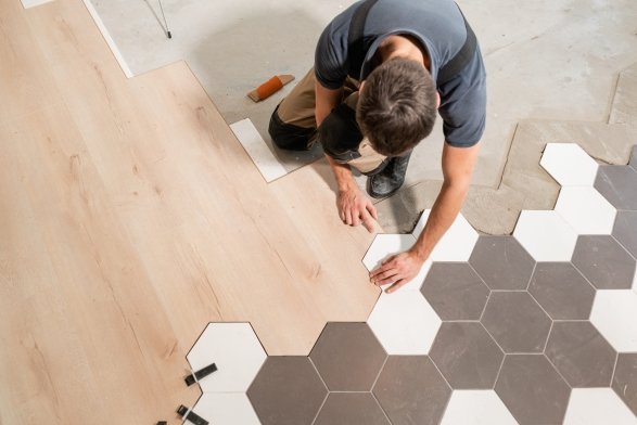 In home flooring estimates in Morrisville